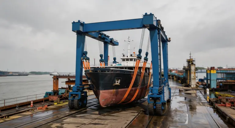 BOAT LIFT HOIST CRANE BOAT LIFT HOIST CRANE