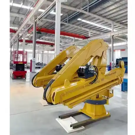 Hydraulic Telescopic Knuckle Boom Marine Crane for Offshore Use