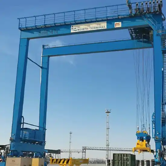 Professional Rubber Tyre Gantry Crane for Port and Shipyard Use