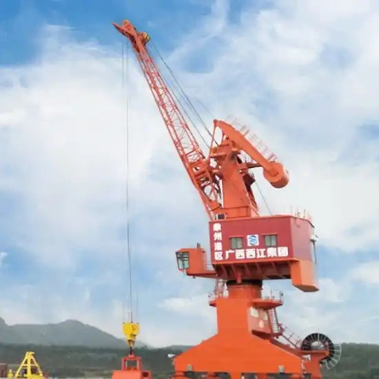 High-quality Floating Luffing Dock Jib Portal Crane for harbor operations