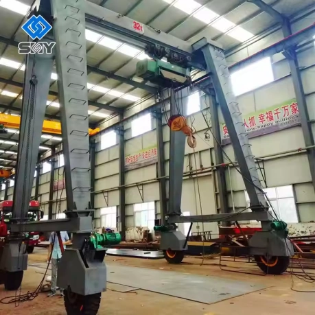 Professional Single Girder Rubber Tyre Gantry Crane for Port Operations