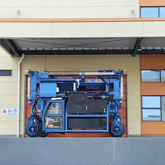 Large - capacity Straddle Carrier used in seaport operations