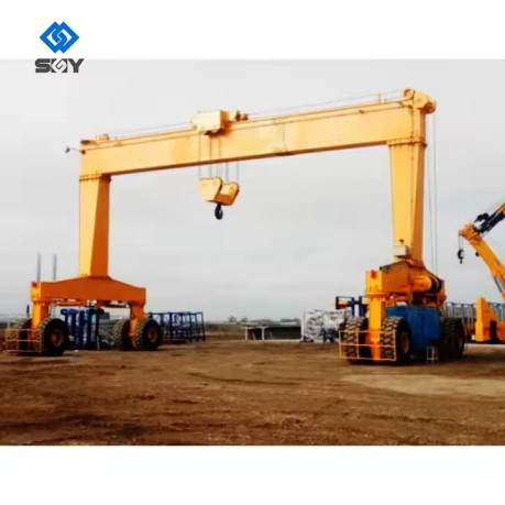 Heavy Load Rubber Tyre Gantry Crane - Ideal for Port and Logistics Use
