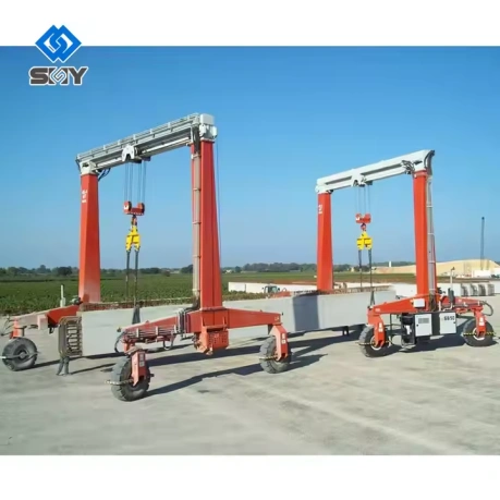 Durable Rubber Tyre Gantry Crane for Outdoor Container Lifting