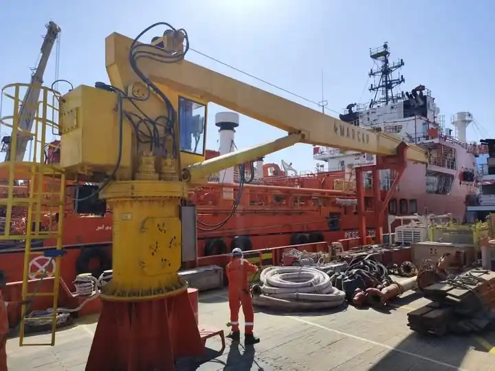 YUNTIAN GROUP CRANE Launches New Marine Boom Crane to Enhance Port Efficiency