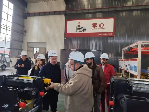 International Clients Visit YUNTIAN GROUP CRANE Factory for Project Inspection