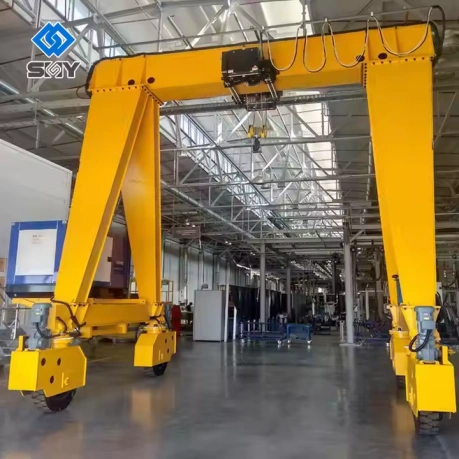 Mobile Container Crane for Efficient 20ft & 40ft Unloading in Ports