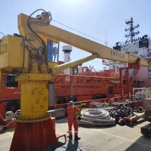 YUNTIAN GROUP CRANE Launches New Marine Boom Crane to Enhance Port Efficiency