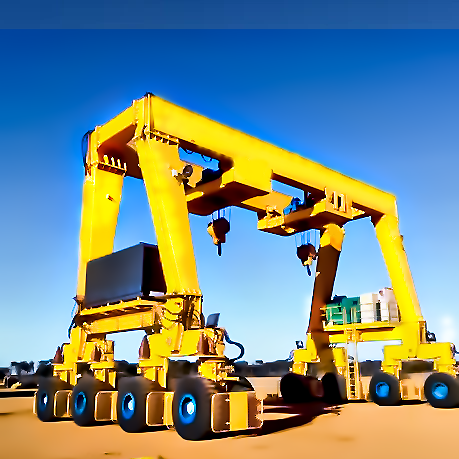 What is an RTG crane?