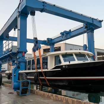Yacht Hoisting Crane