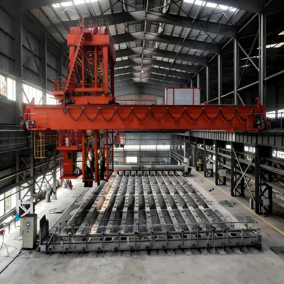 anode carbon block stacking crane