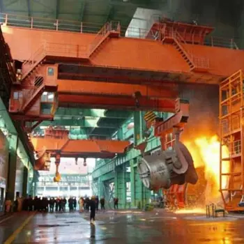 foundry overhead crane