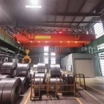 steel mill casting crane