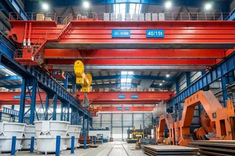 QDY Model Heavy Duty Industrial Bridge Casting Crane for Warehouse Steel Factory