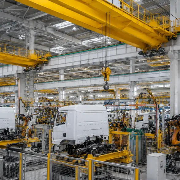 european style double girder overhead crane