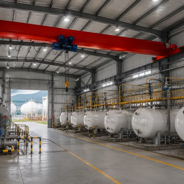 explosion proof single girder overhead crane