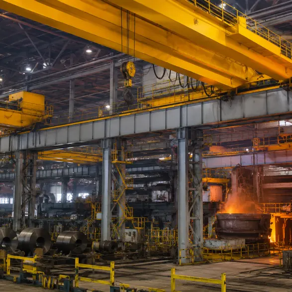 european double girder EOT crane