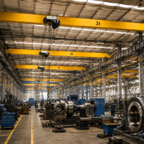  heavy duty european single girder overhead crane