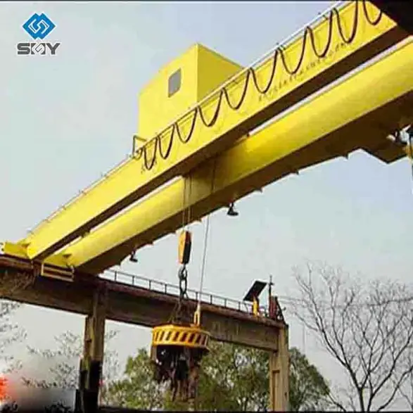  electromagnetic double beam overhead crane