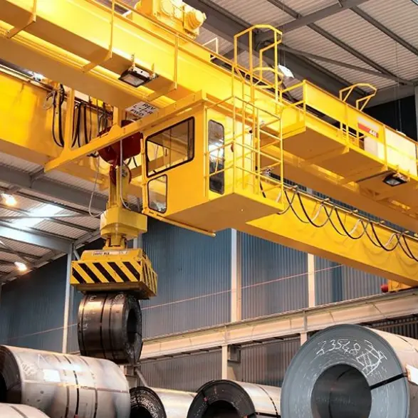 Electromagnetic Travelling Double Girder Overhead Crane