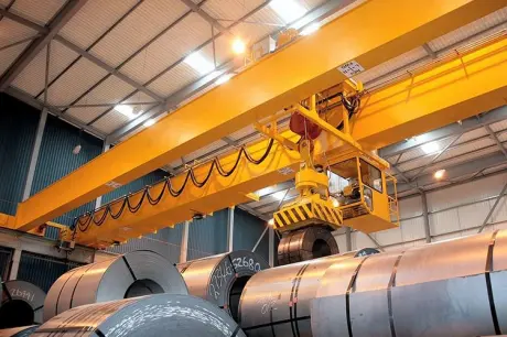Electromagnetic Travelling Double Girder Overhead Crane