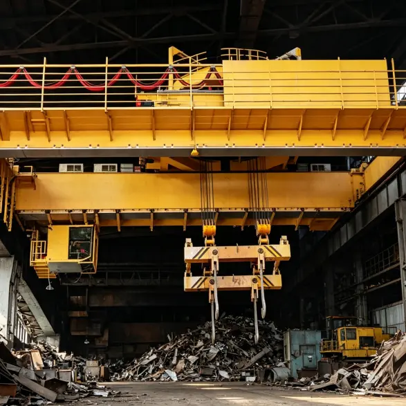 rotary charging overhead crane
