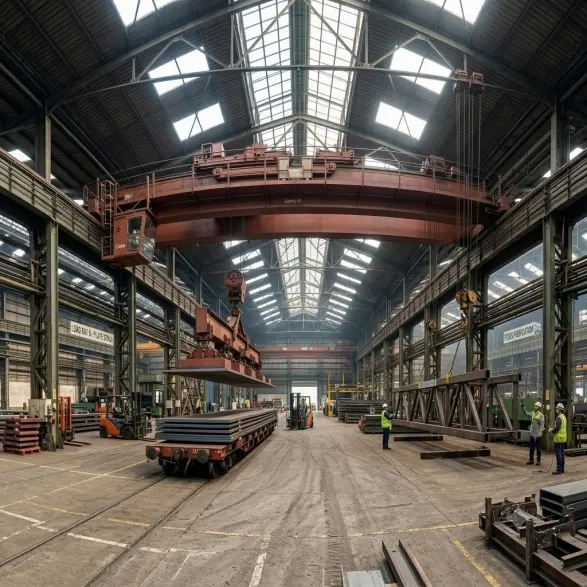 Grab & Electromagnetic Overhead Crane