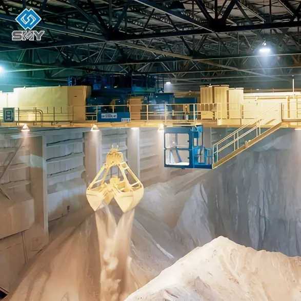 High Quality Clamshell Grab Bucket Overhead Crane Double Girder Bridge Crane with Grappler.webp