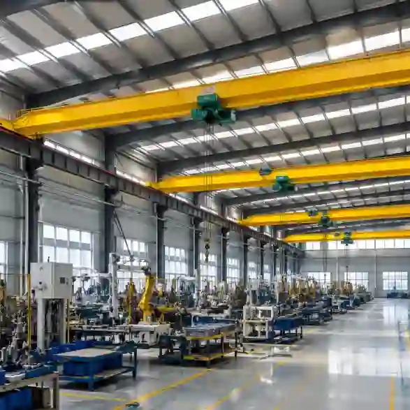  low headroom underslung crane