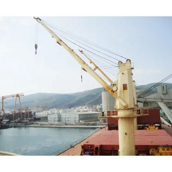 Durable Marine Cargo Handling Crane for commercial vessels